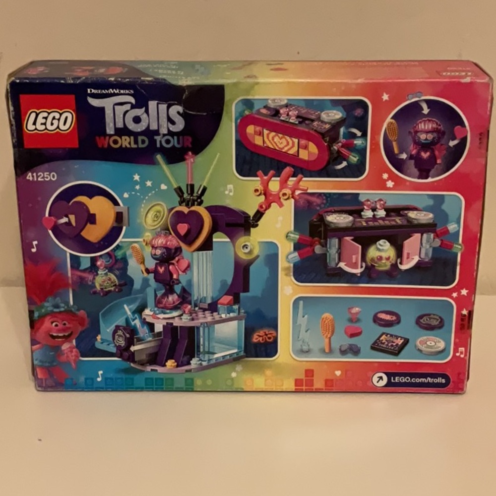 Lego Trolls World Tour 41250 Techno Reef Dance Party New.